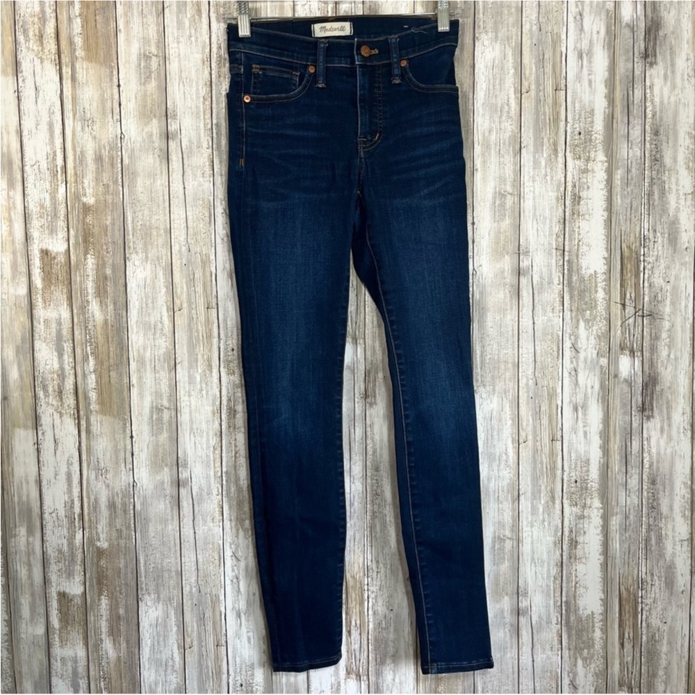Madewell Dark Wash 9” High Rise Skinny